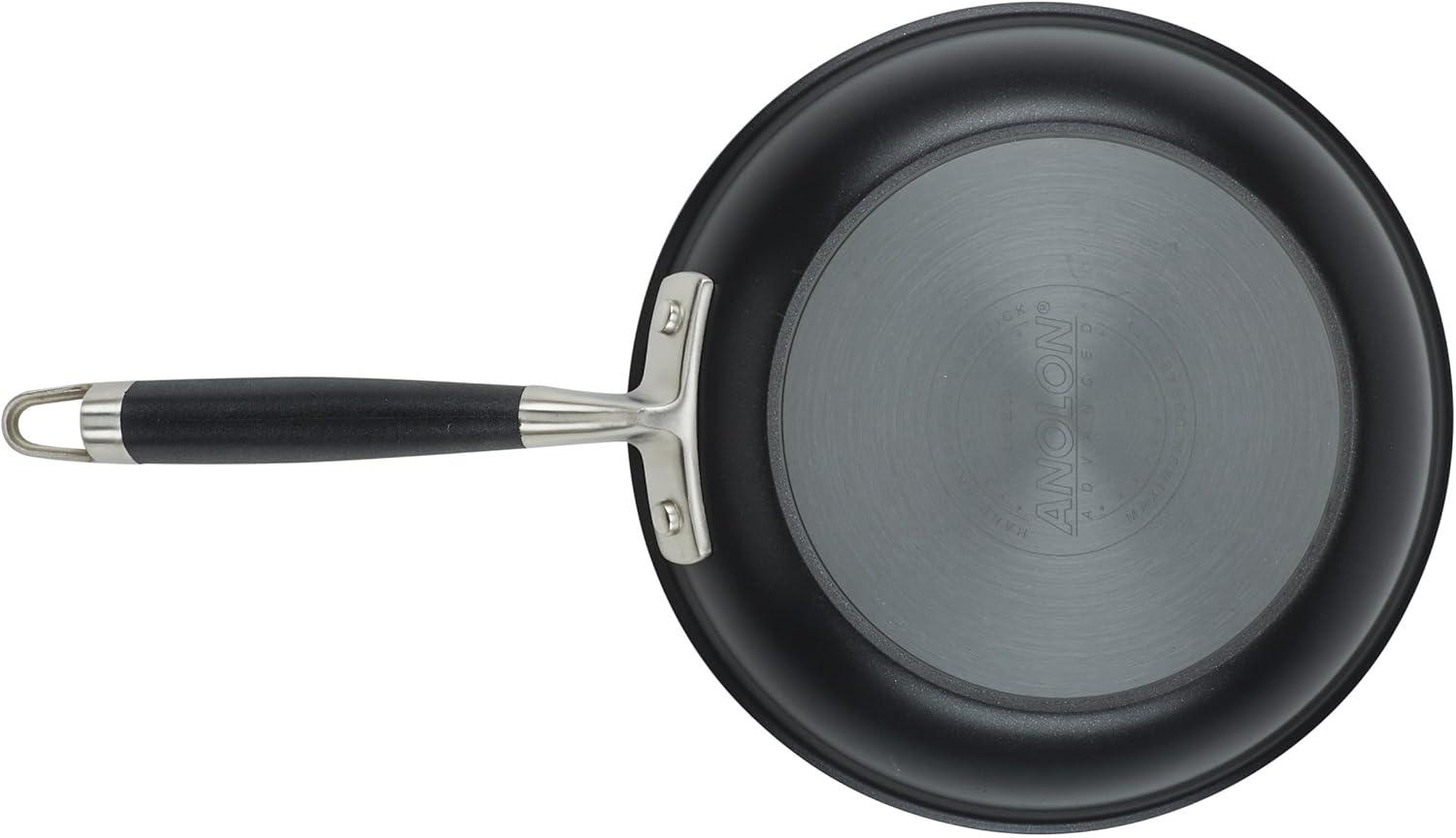 Anolon Advanced Home Hard Anodized Nonstick 3 Piece Cookware Set, Onyx