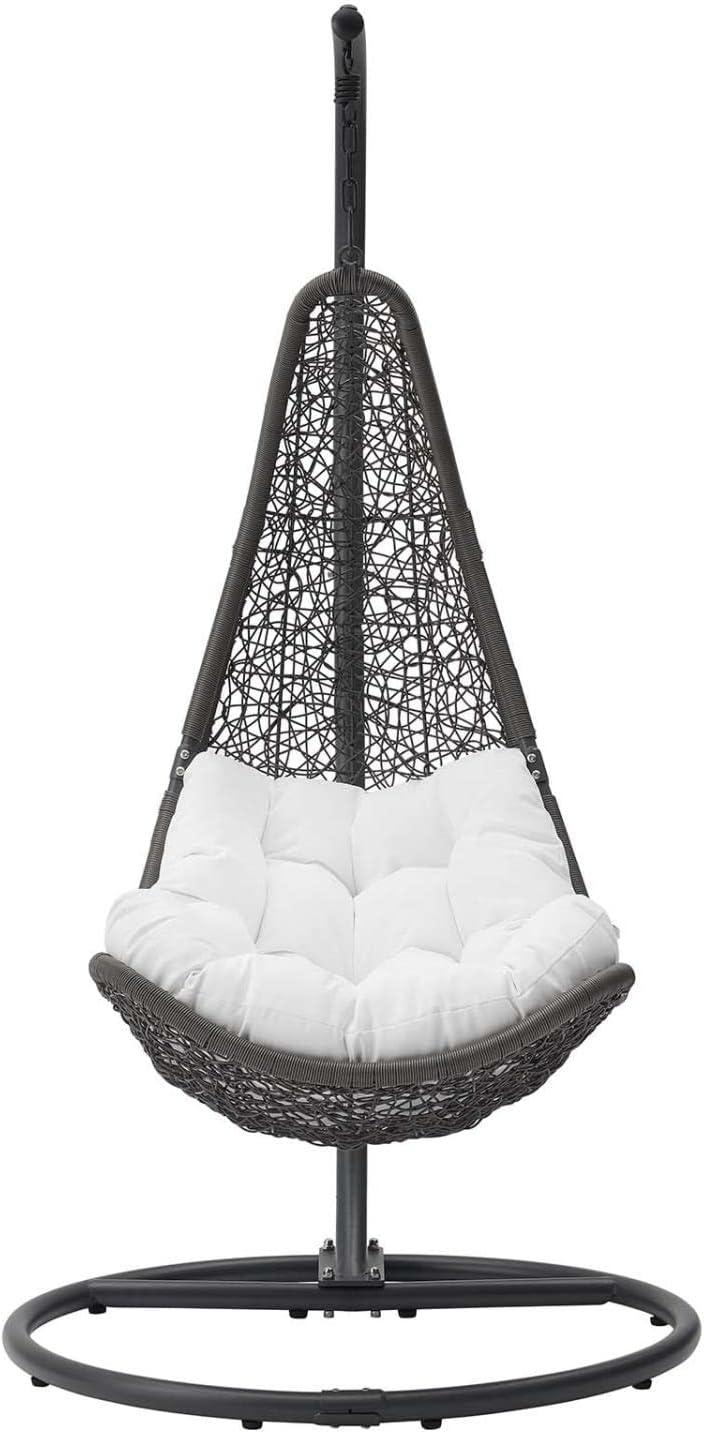 Modway Abate Wicker Rattan Outdoor Patio Swing Chair