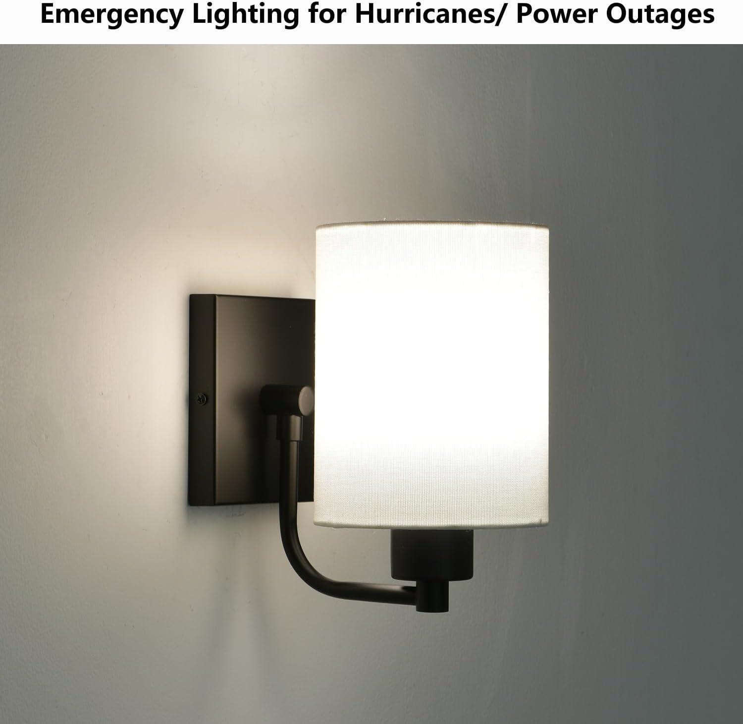 Latitude Run® Battery Operated Wall Sconce Set Of 2, Wireless Rechargeable Wall Lights, Glass Wall Lamps With Remotes And Dimmable RGB LED Bulbs, No Wiring Indoor Sconces Wall Decor For Bedroom Living Room Hallway