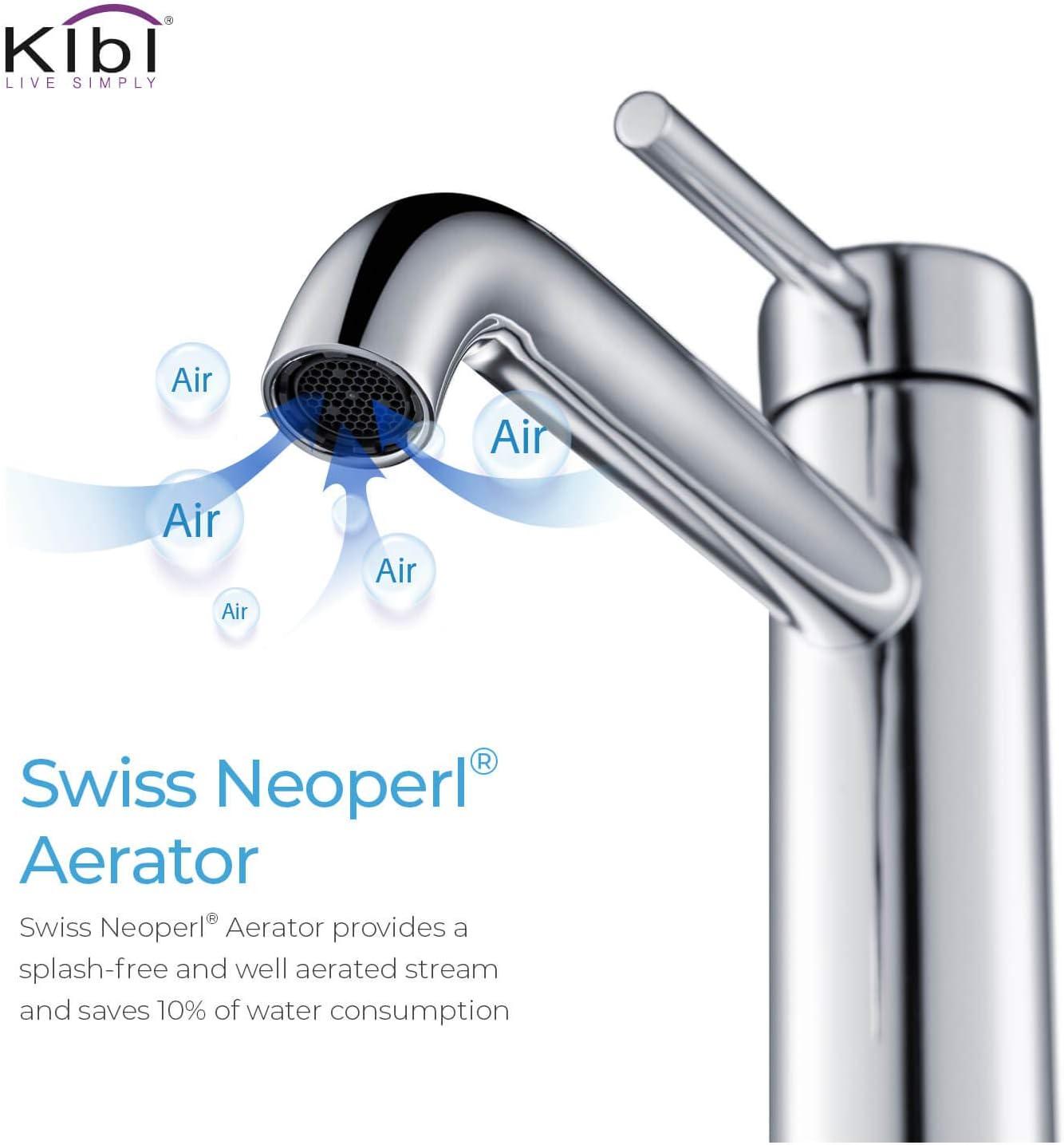 Circular Vessel Sink Faucet Single-handle Bathroom Faucet