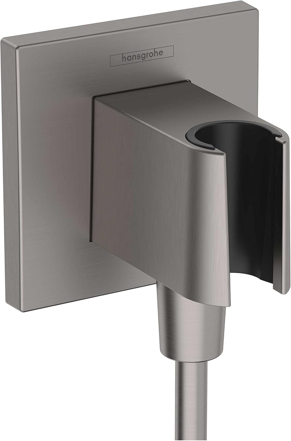 hansgrohe FixFit E Wall Outlet with Handshower Holder