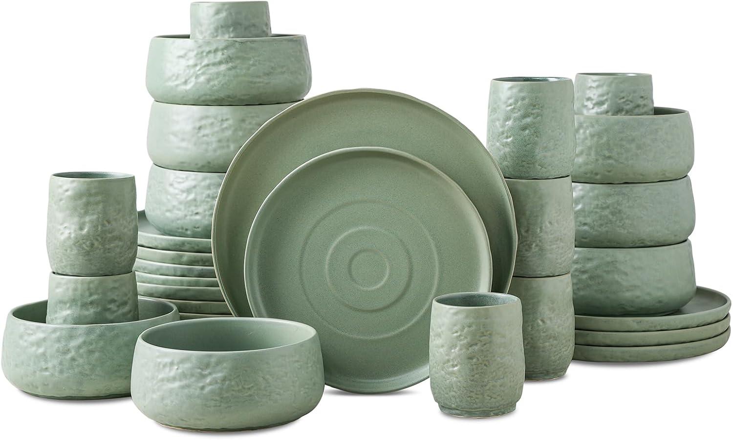Stone by Mercer Project Shosai 32-Piece Dinnerware Set Stoneware
