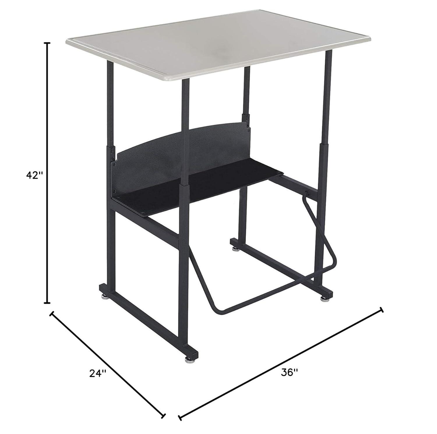 Safco Products Company AlphaBetter® Metal Adjustable Height Open Front Desk