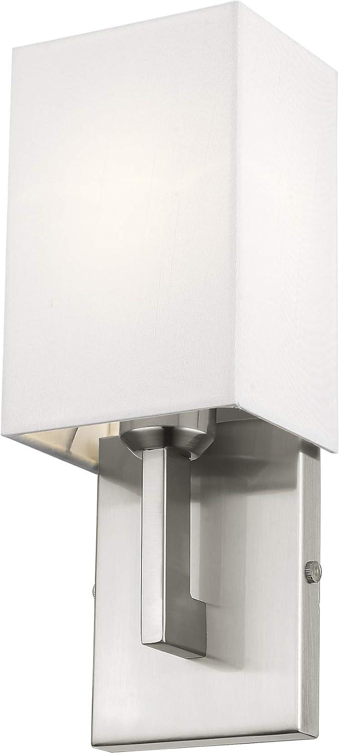 Livex Lighting Hollborn 1 - Light Wall Light in  Brushed Nickel