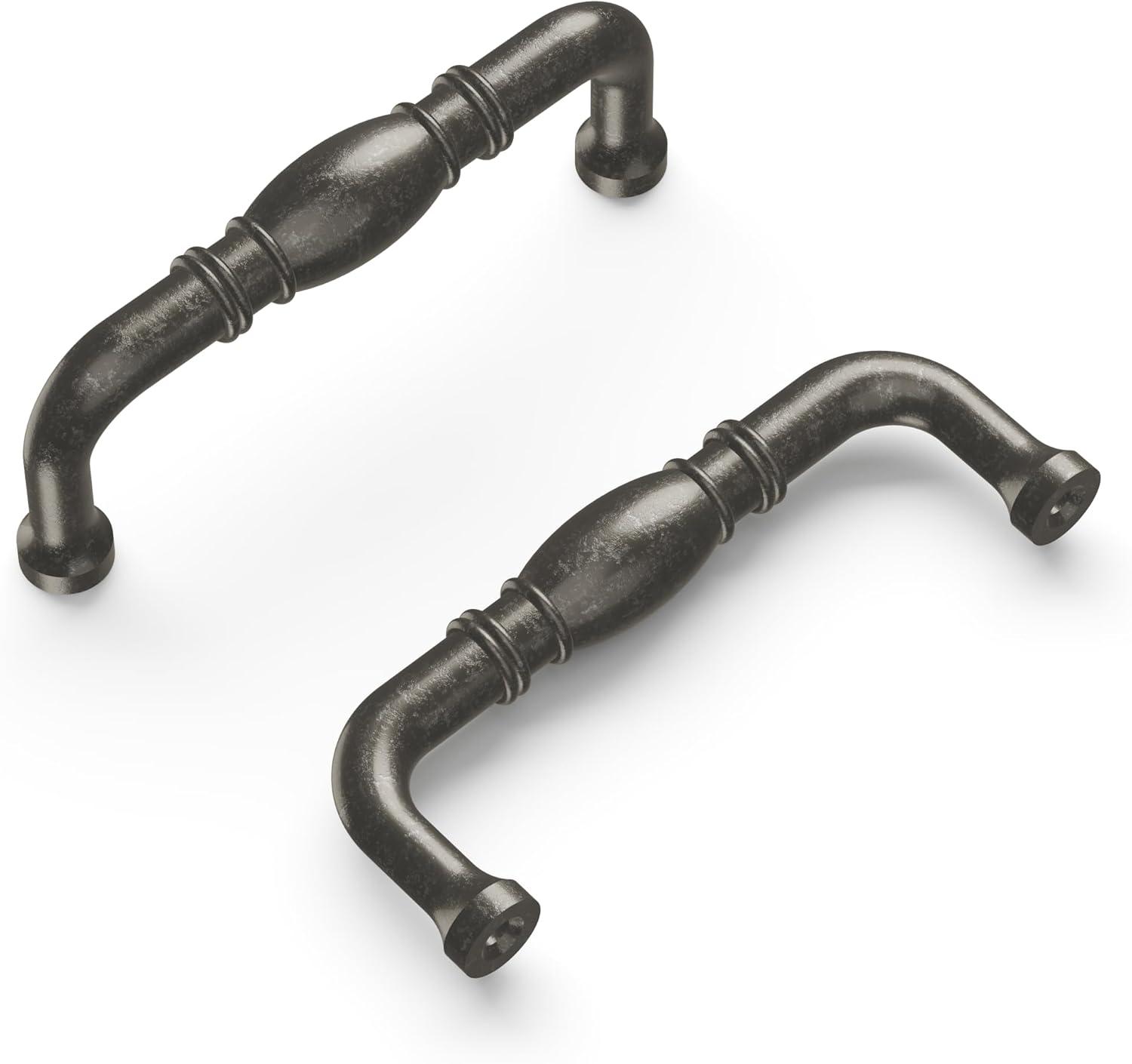 Williamsburg Kitchen Cabinet Handles, Solid Core Drawer Pulls for Cabinet Doors, 3-3/4 Inch (96mm)