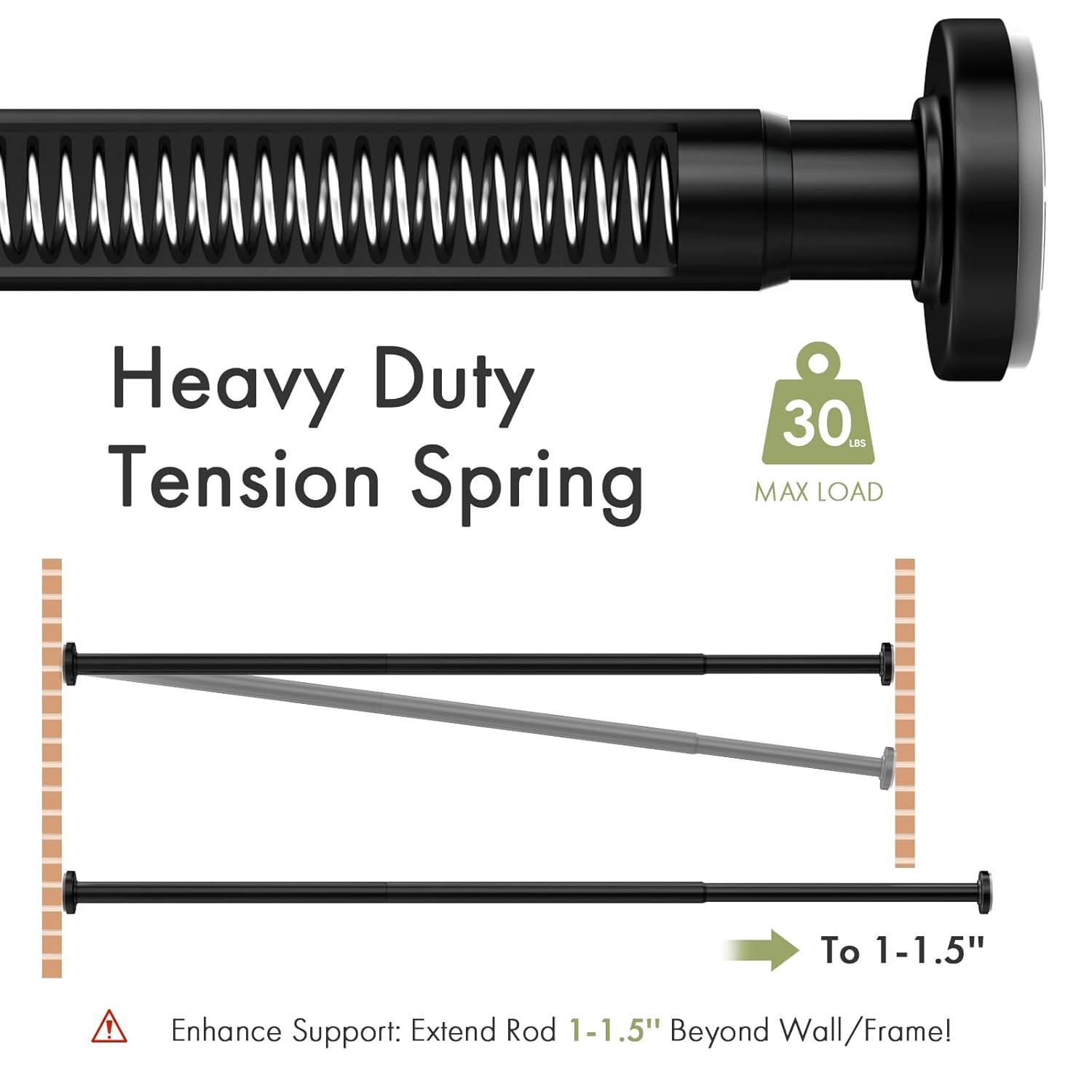 Tromay Heavy Duty Tension Shower Rod