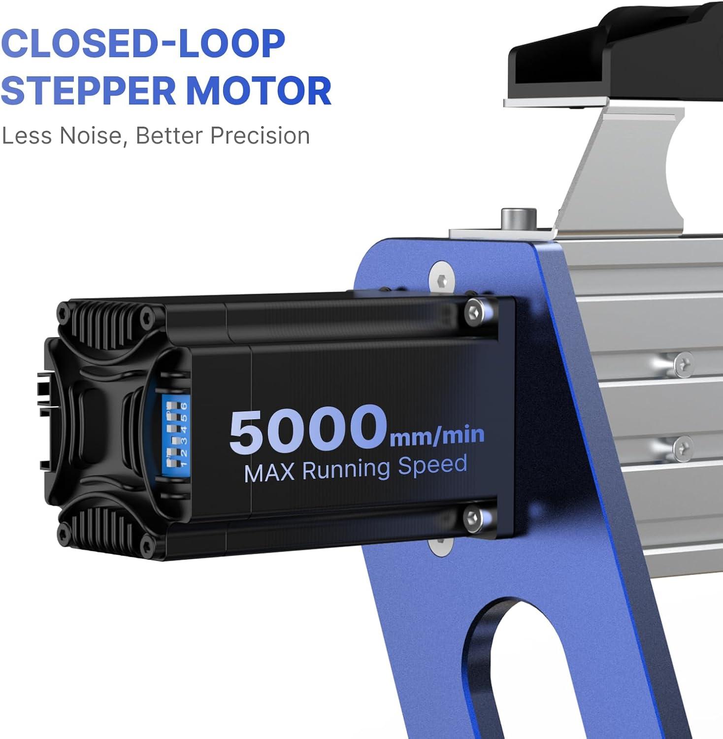 Genmitsu CNC Router Machine PROVerXL 4030 V2, Fast Speed for Wood Metal Acrylic PCB MDF, Upgrade 3 Axis Engraving Machine with Closed-Loop Motor and Ball Screw