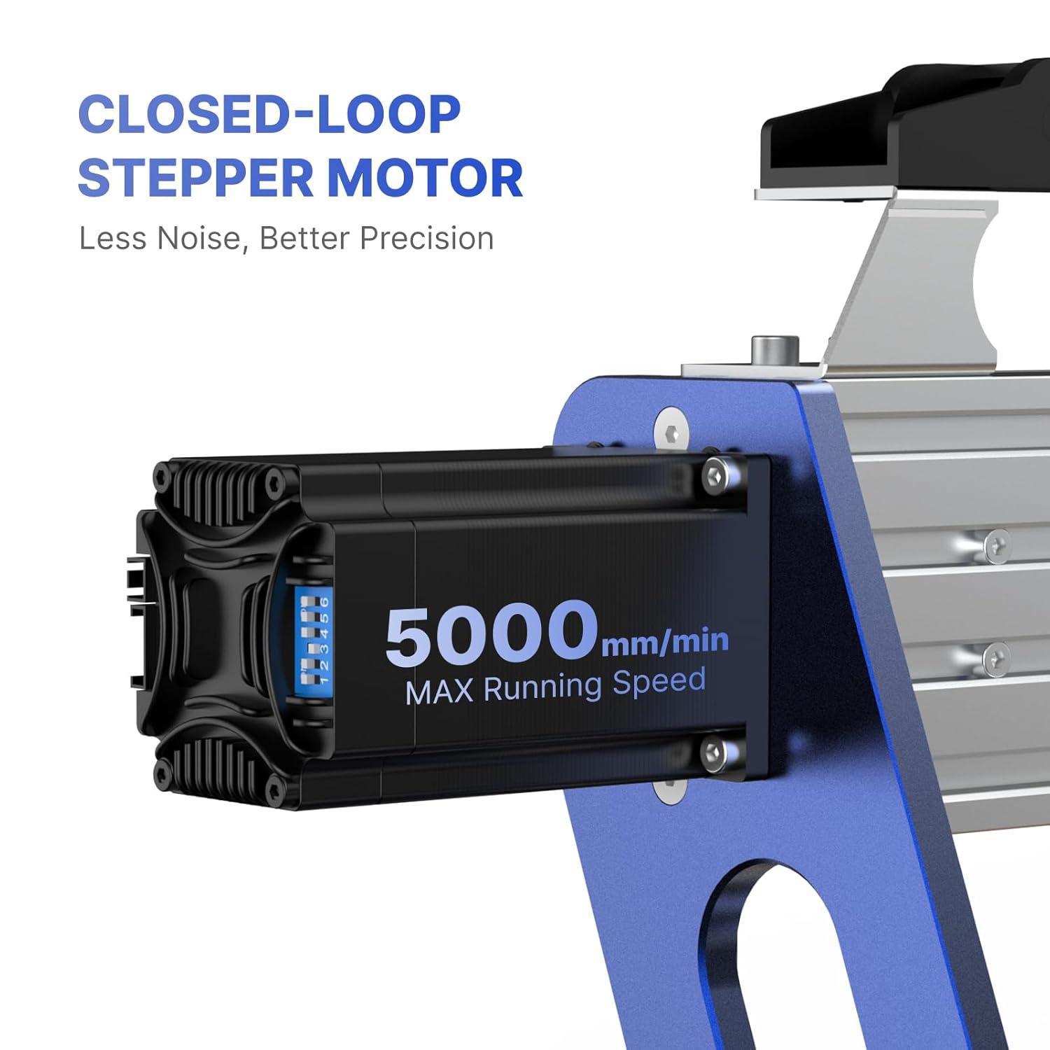 Genmitsu CNC Router Machine PROVerXL 4030 V2, Fast Speed for Wood Metal Acrylic PCB MDF, Upgrade 3 Axis Engraving Machine with Closed-Loop Motor and Ball Screw