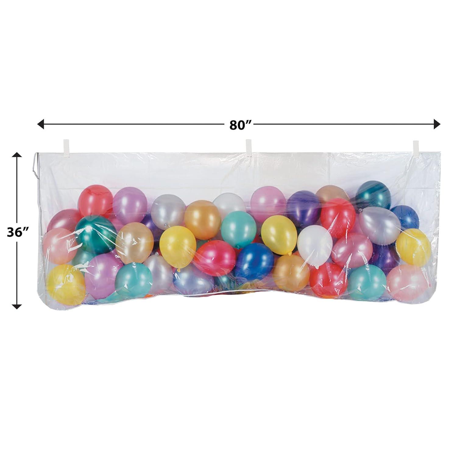 Beistle Balloon Drop Bag With 100 Balloons