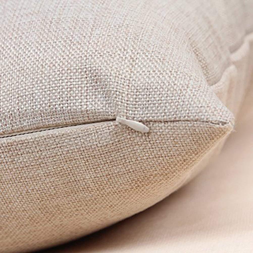 ULOVE LOVE YOURSELF 2Pack Tropical Green Leaves Throw Pillow Cover with Geometric Background Home Decorative Square Cushion Covers Cotton Linen Home Decor Palm Pillowcase 18 X 18 Inch(Palm Tree)