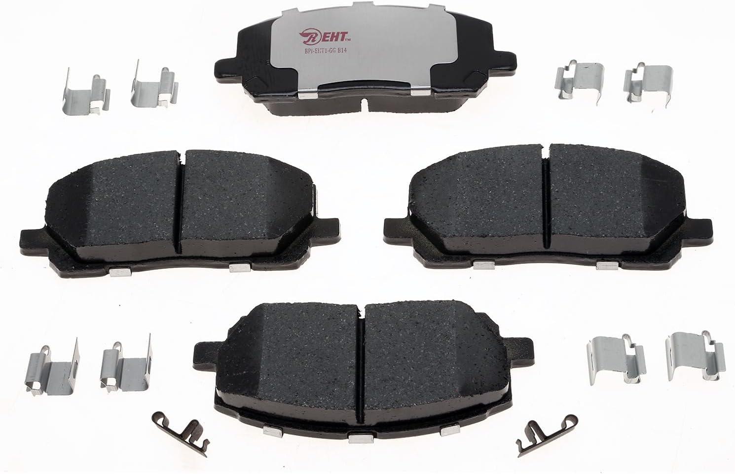 RM Brakes EHT884H Brake Pad Set Fits select: 2001-2005 TOYOTA HIGHLANDER, 2006 TOYOTA HIGHLANDER LIMITED