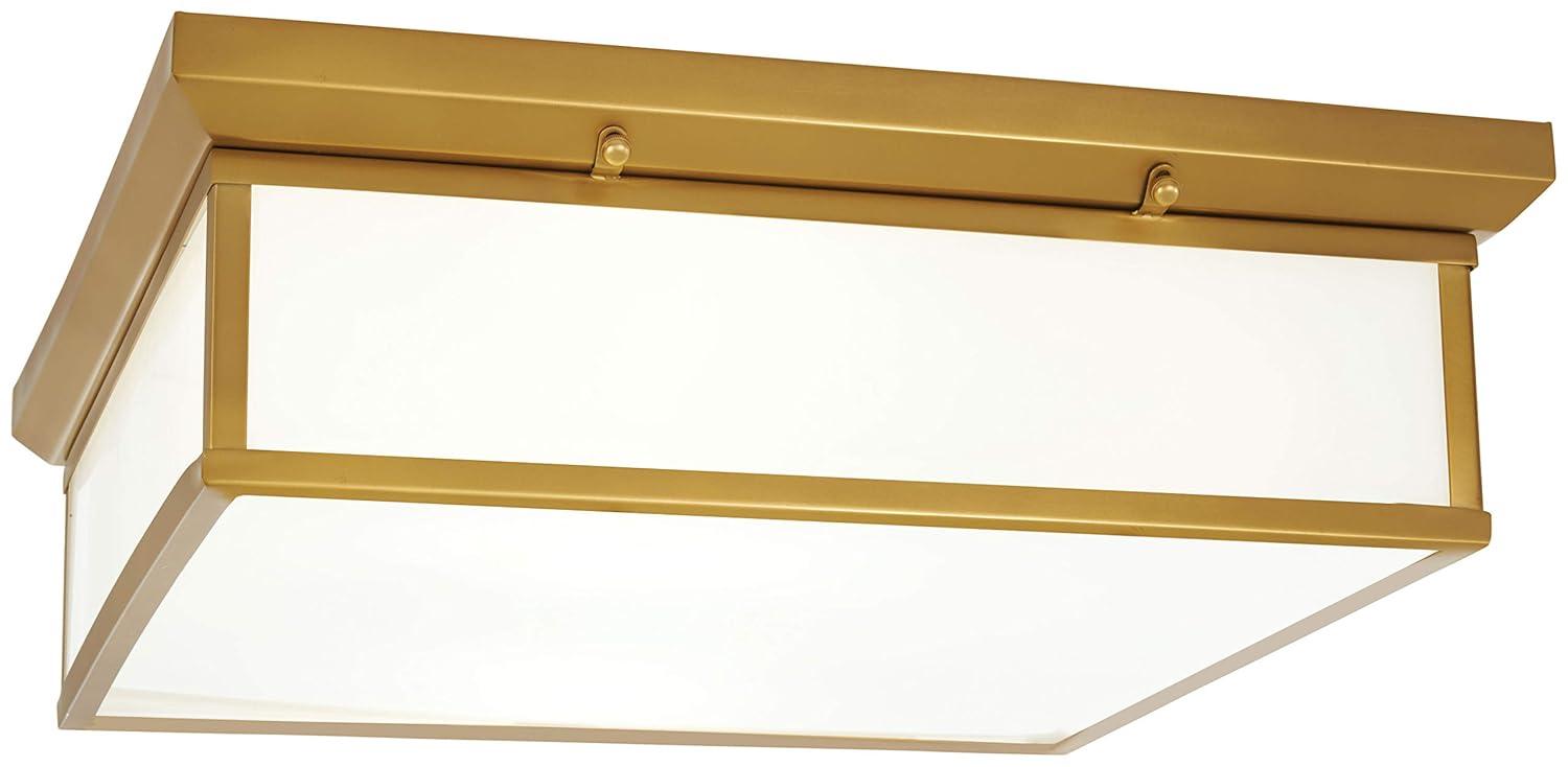 Minka Lavery - 30W 1 LED Square Flush Mount in Transitional Style - 6.25 inches