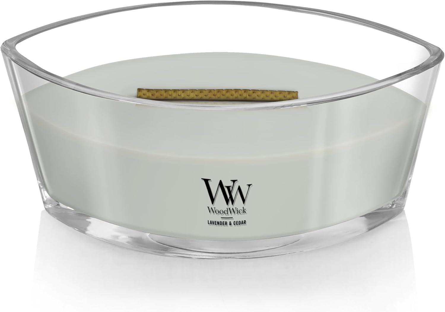 WoodWick Lavender & Cedar - Ellipse Candle