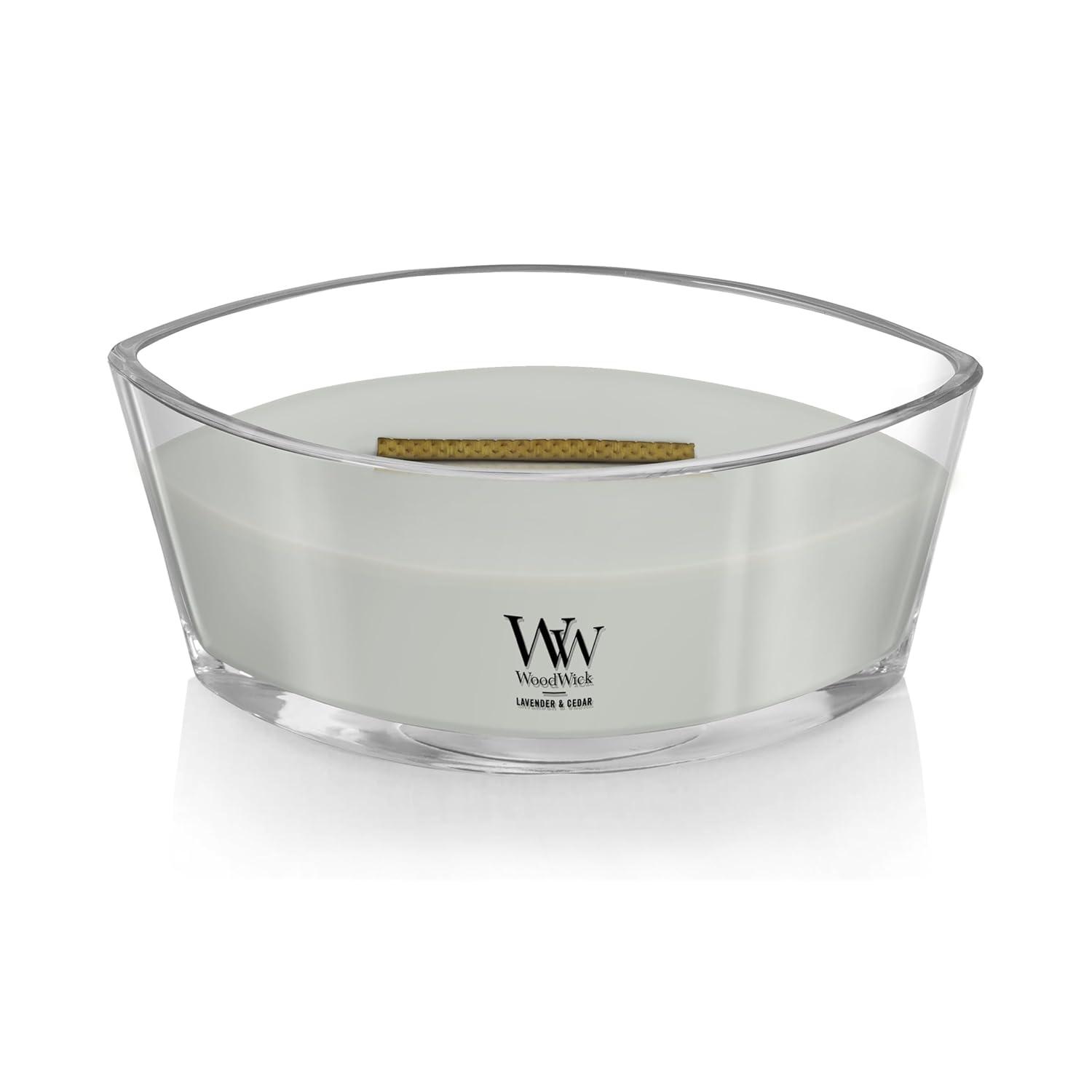 WoodWick Lavender & Cedar - Ellipse Candle