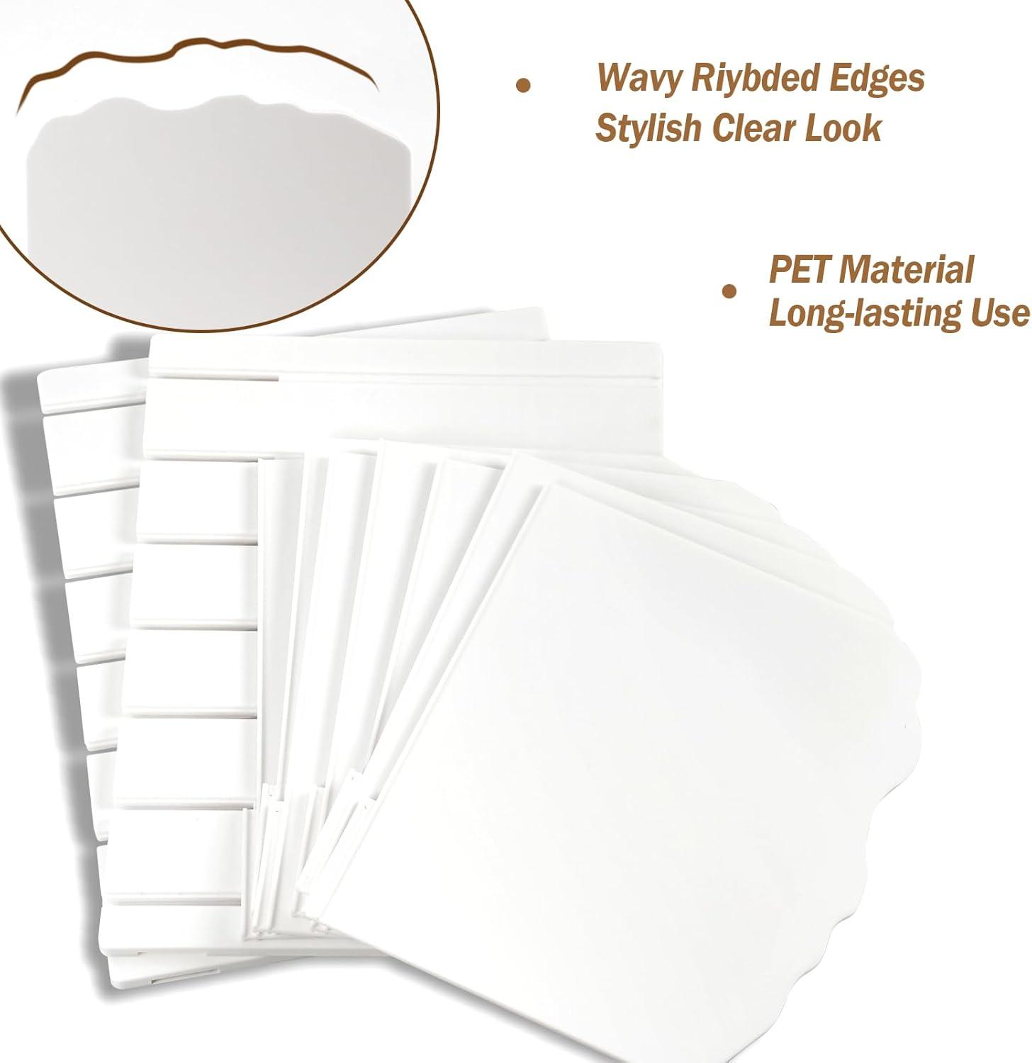 Rebrilliant Adjustable Shelf Divider for Closet, Closet Acrylic Handbag Separators Storage Organizer