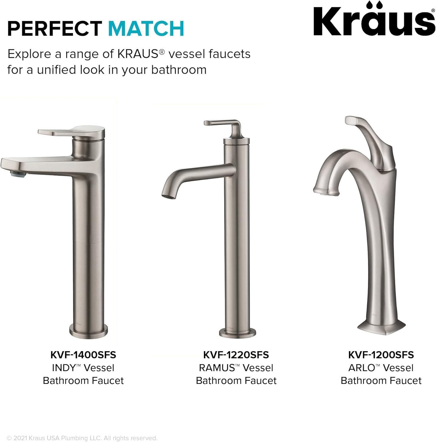 KRAUS Pop-Up Bathroom Sink Drain