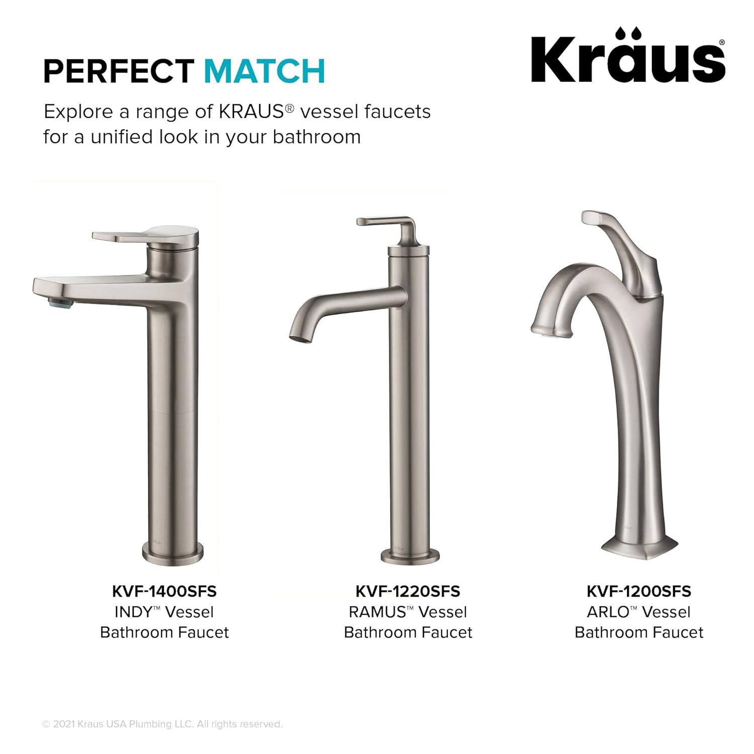 KRAUS Pop-Up Bathroom Sink Drain