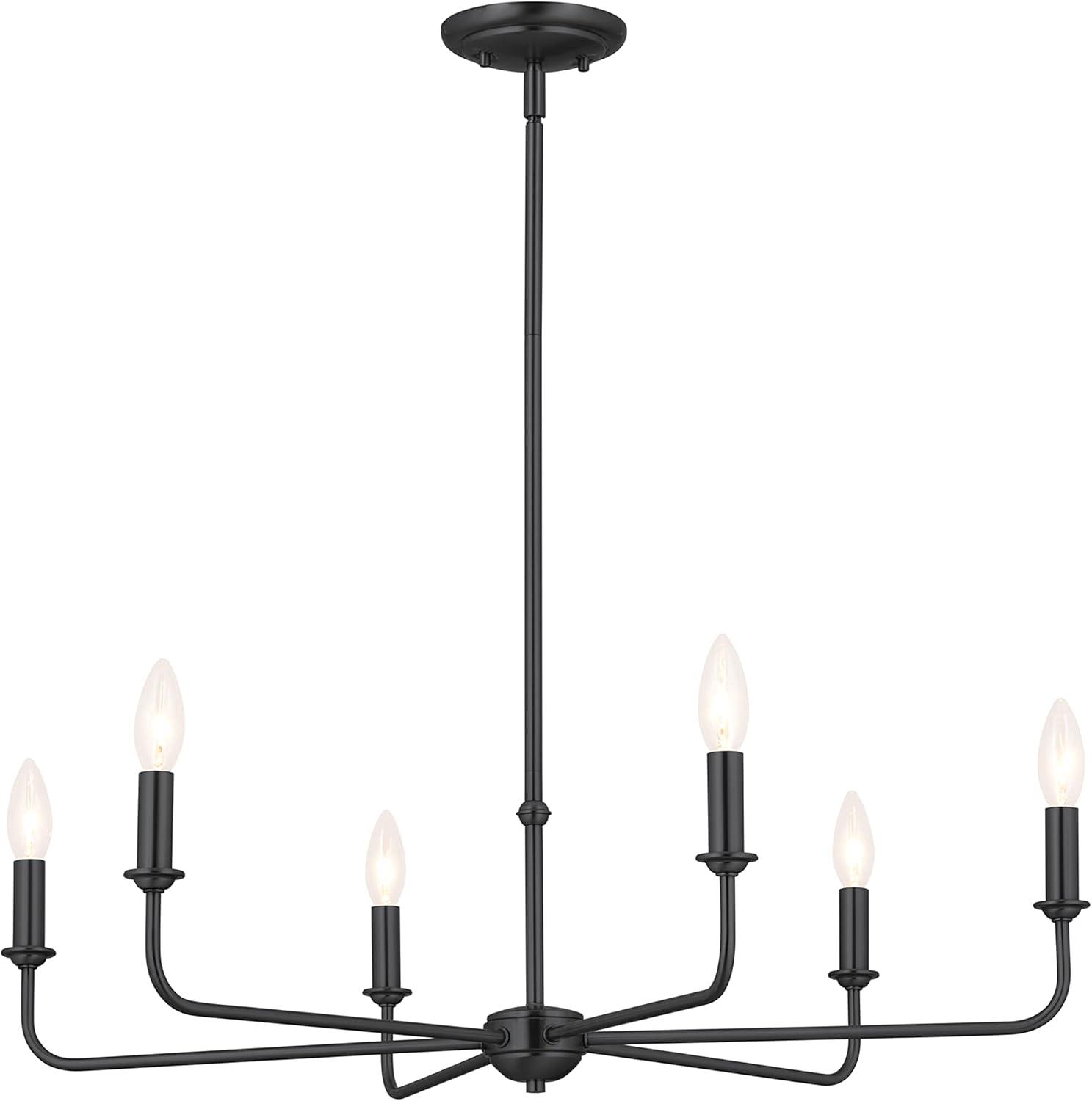 6 - Light Dimmable Classic / Traditional Chandelier