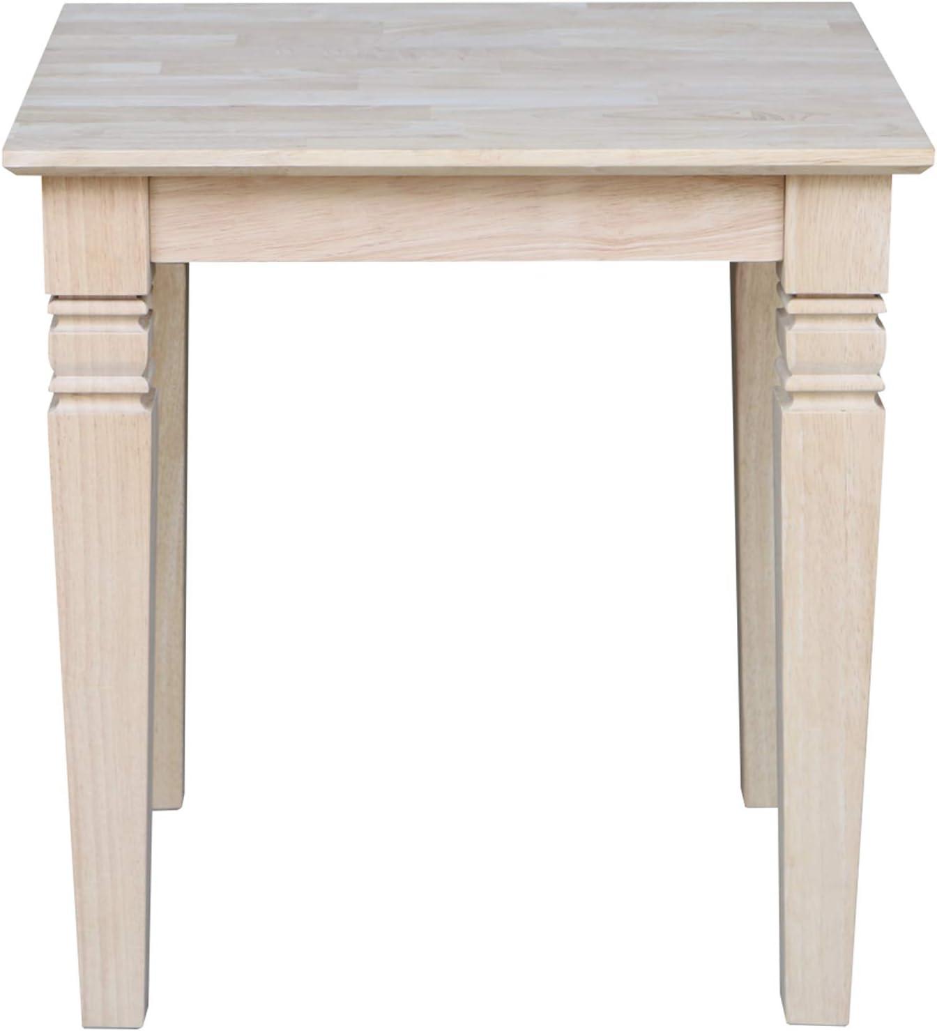 International Concepts Java End Table: Hardwood Frame, Rectangle Accent Table for Living Room, 25" High