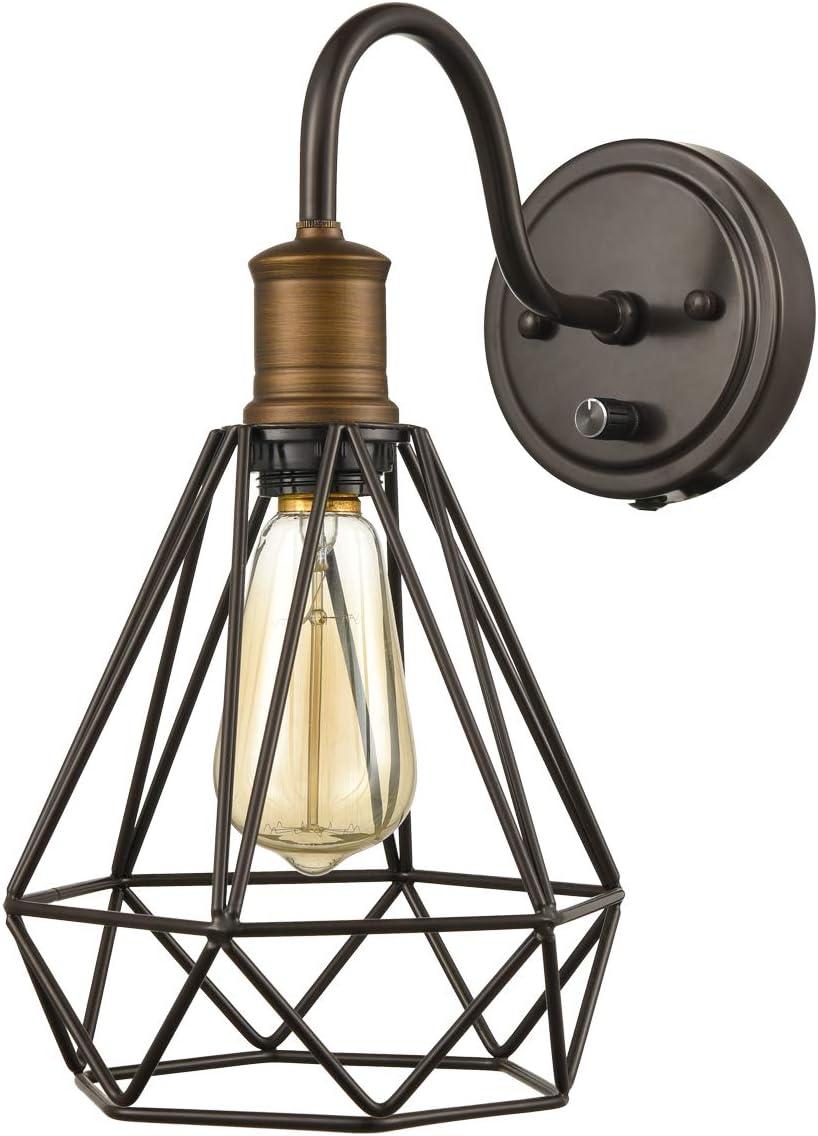 Barn Light Antique Bronze Industrial Wall Sconce Set