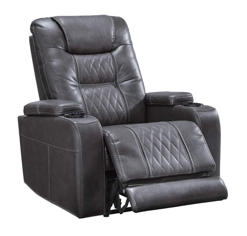 Signature Design by Ashley Composer Power Recliner in Gray