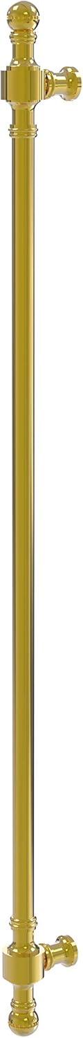 Polished Brass 18-Inch Beaded Refrigerator Pull