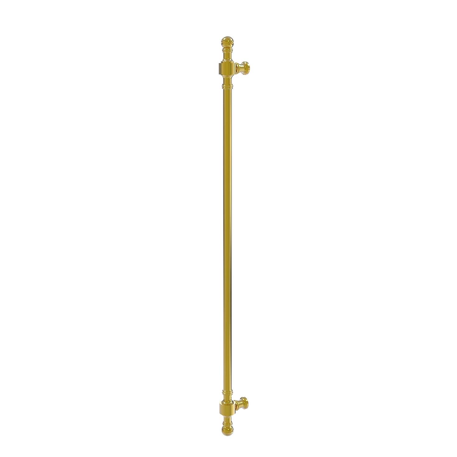 Polished Brass 18-Inch Beaded Refrigerator Pull
