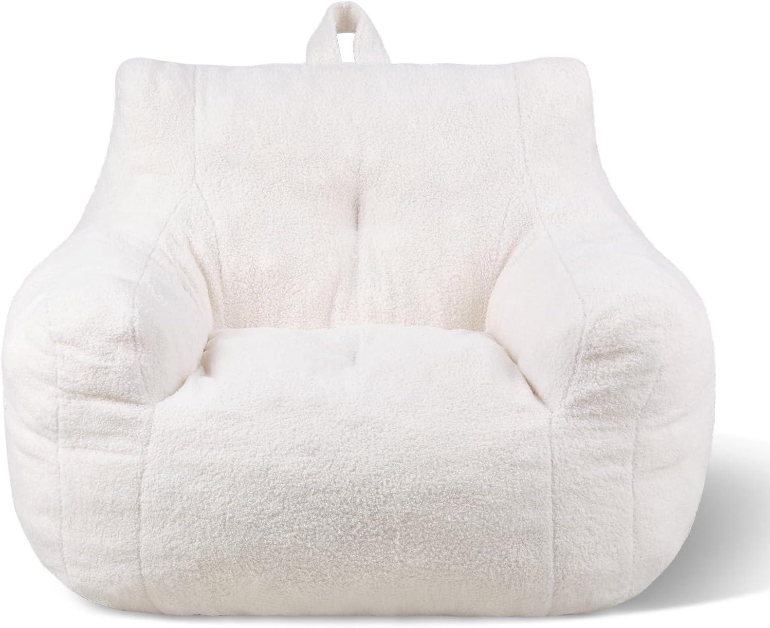 VEVOR 3-Foot Bean Bag Chair with Soft Armrests & Storage Pocket – Comfortable Seating for Home