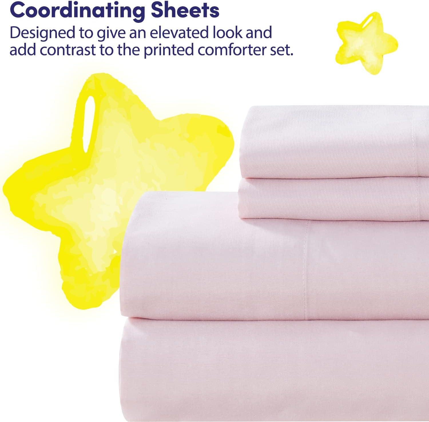 Kids Waterbury Bed in a Bag 5 Piece Comforter, Sham & Sheet Set Twin