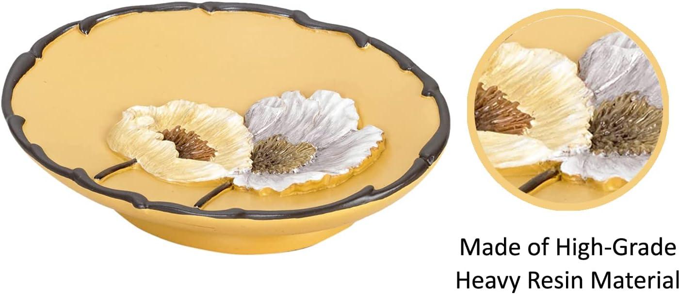 Popular Bath Poppy Fields Collection Soap Dish, Pastel Moss