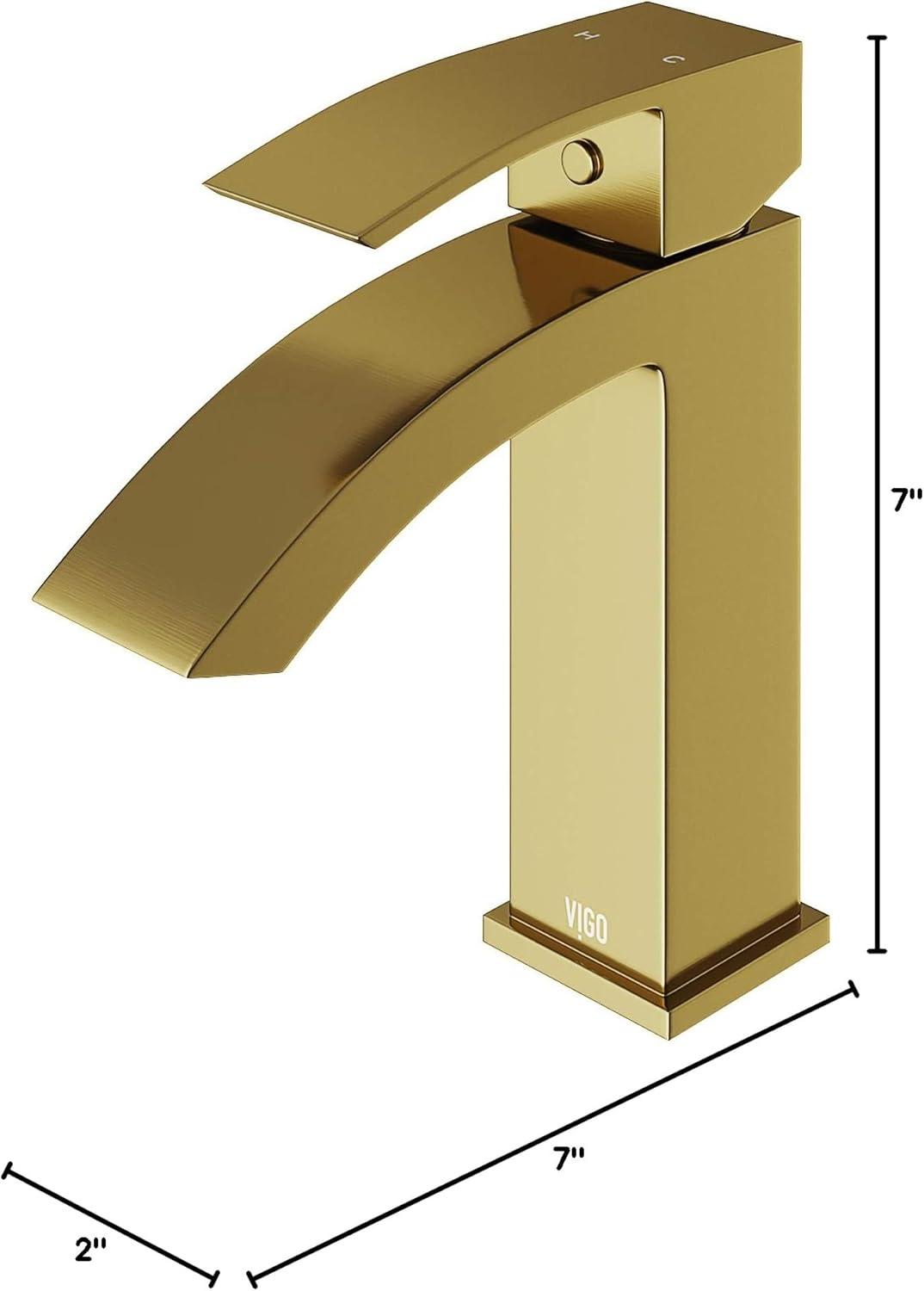 Satro 7" H Single Handle Single Hole Bathroom Faucet
