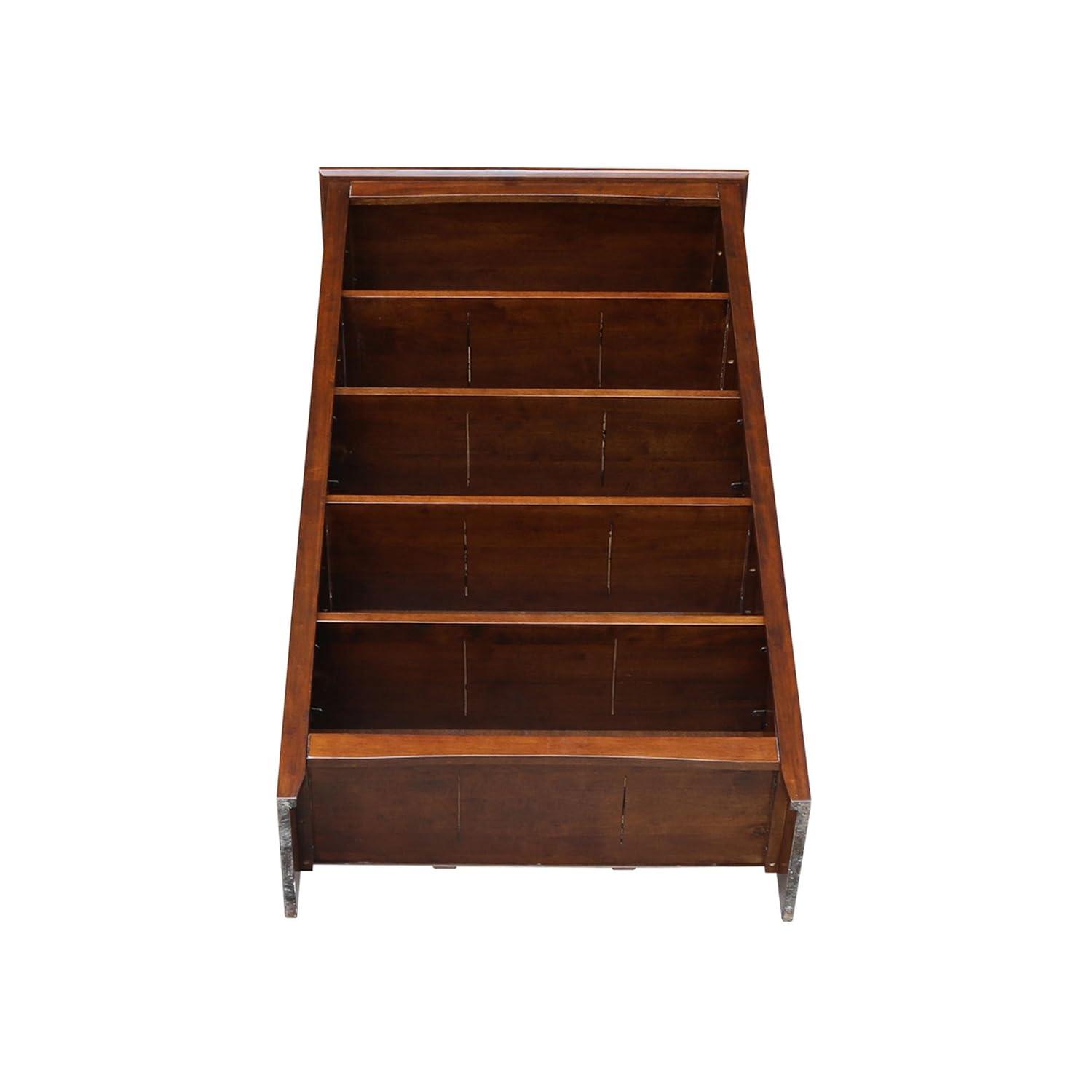 International Concepts Solid Wood Shaker Bookcase, 60 in H