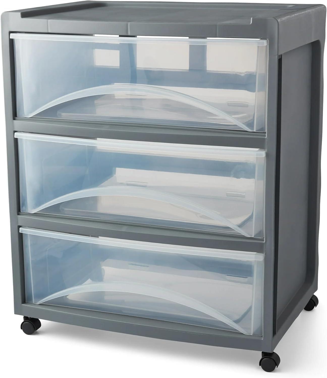 3 Drawer Storage Drawer