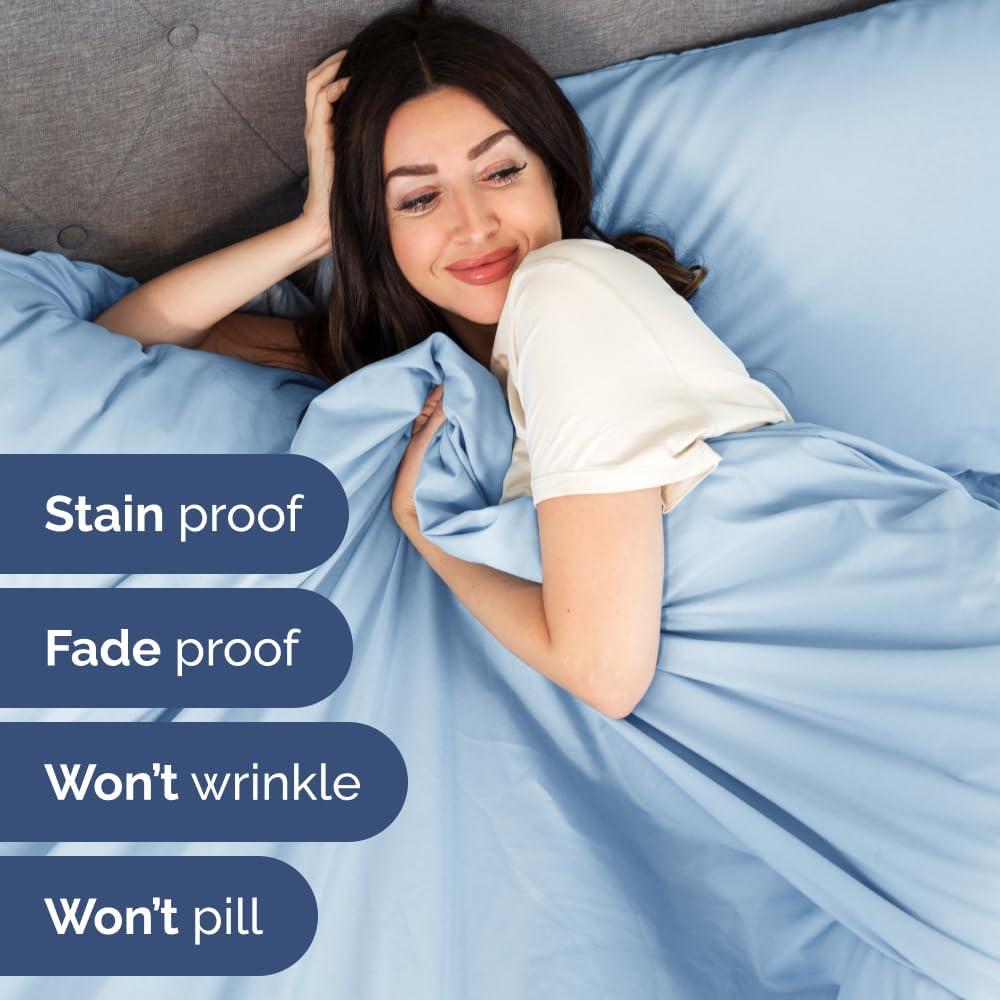 CGK Linens 6 Piece Extra Deep Pocket Ultra Soft & Cooling Sheet Set