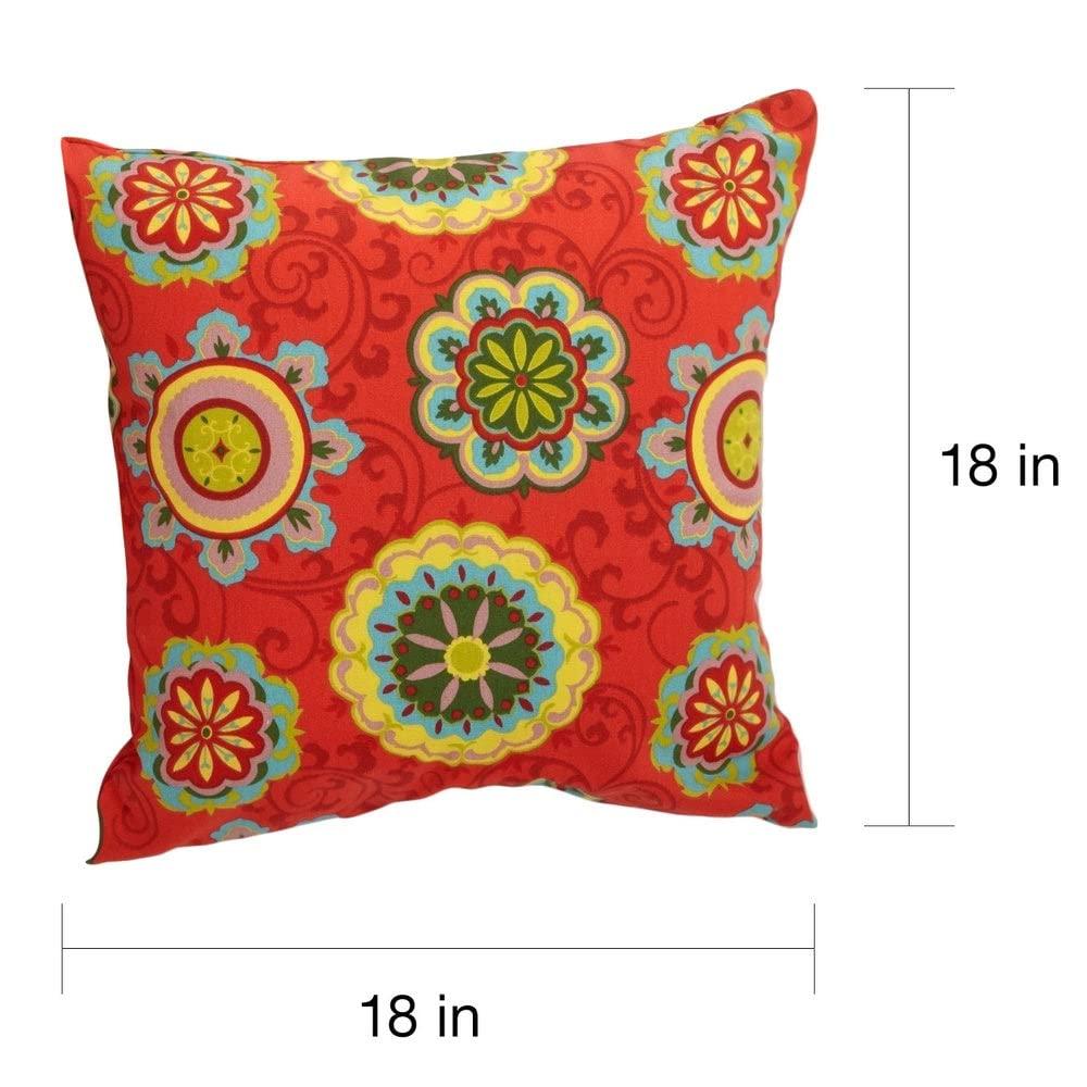 Indoor/Outdoor Reversible Throw Pillow