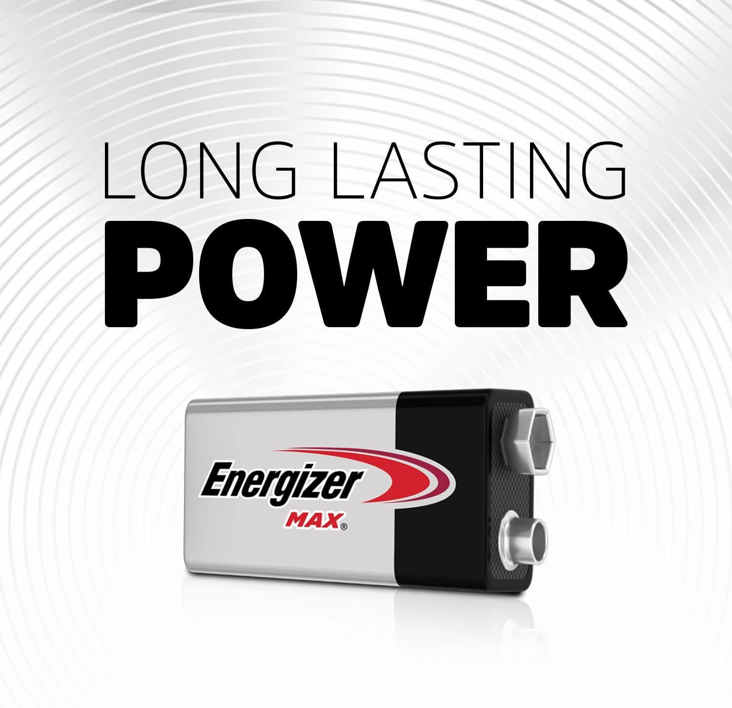 Energizer Max 9V Batteries - 2pk Alkaline Battery
