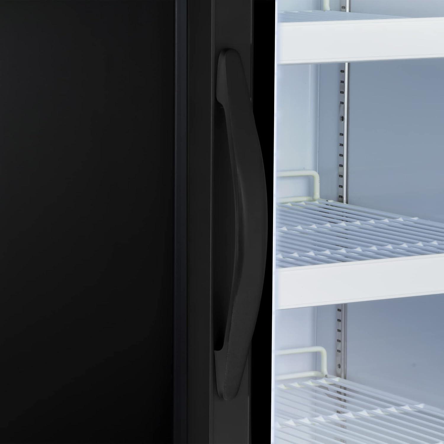 23 cu. ft. Single Door Merchandiser Refrigerator in Black