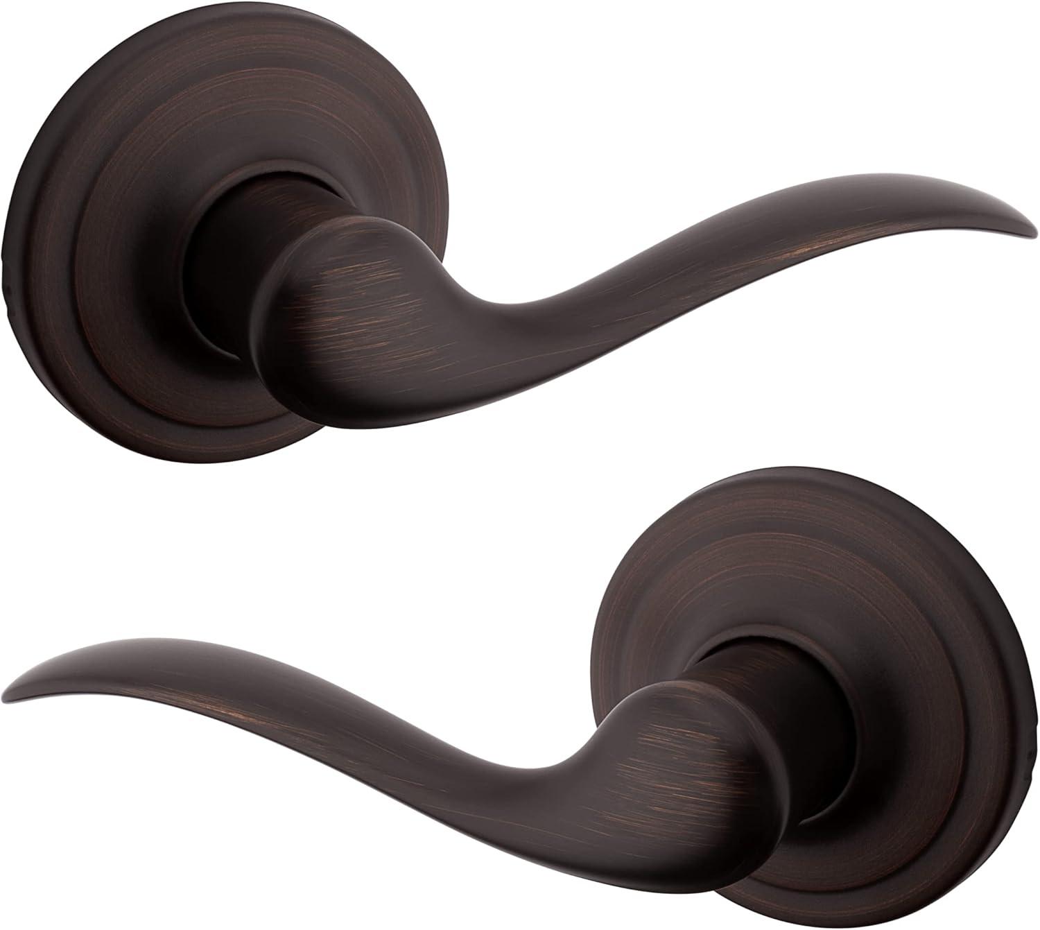 Tustin Single Dummy Door Lever with Rosette
