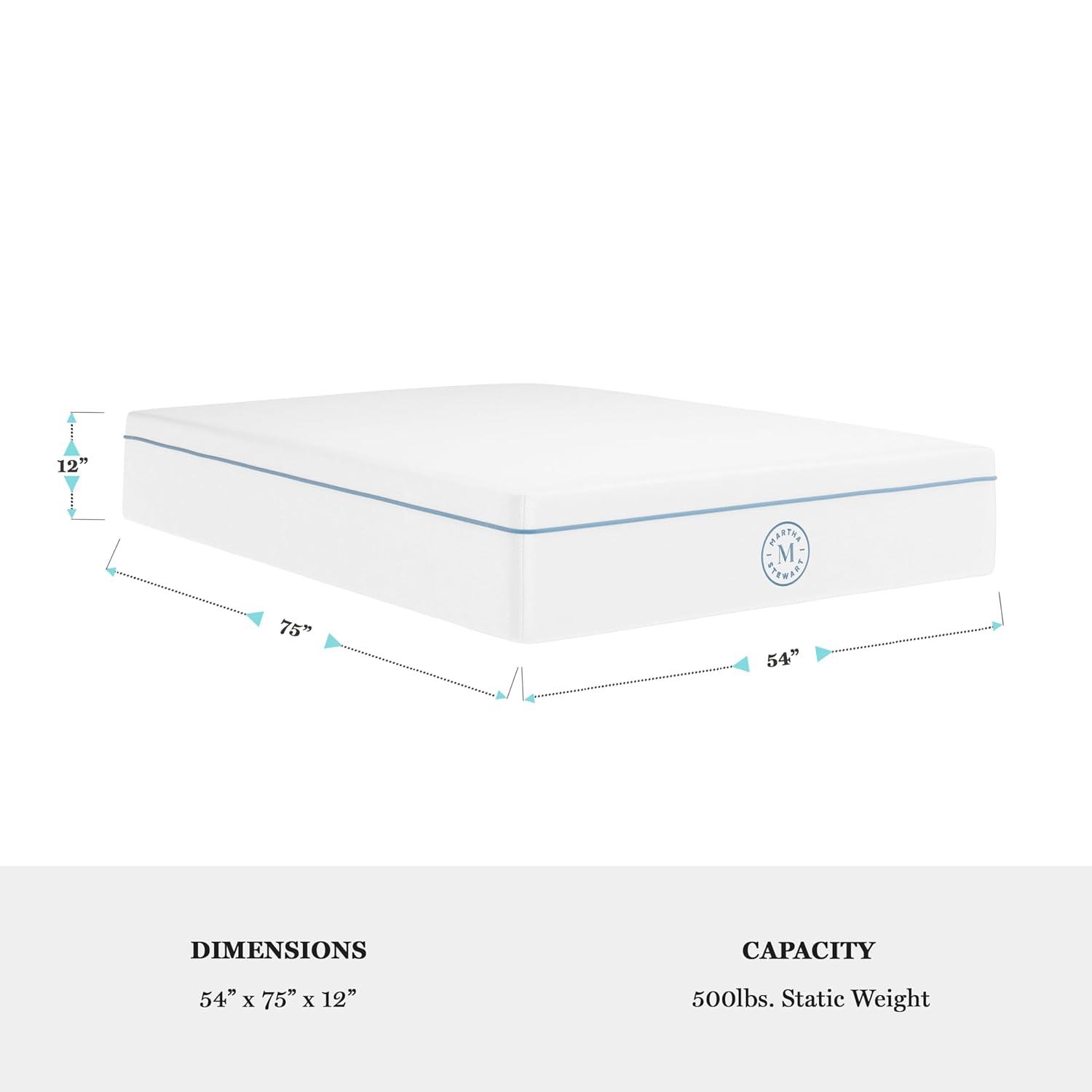 Martha Stewart Martha Stewart SleepComplete 12" Medium-Firm Hybrid Mattress