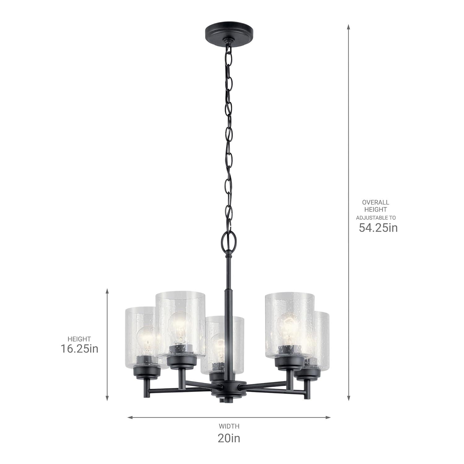 Winslow 5 - Light Dimmable Classic / Traditional Chandelier