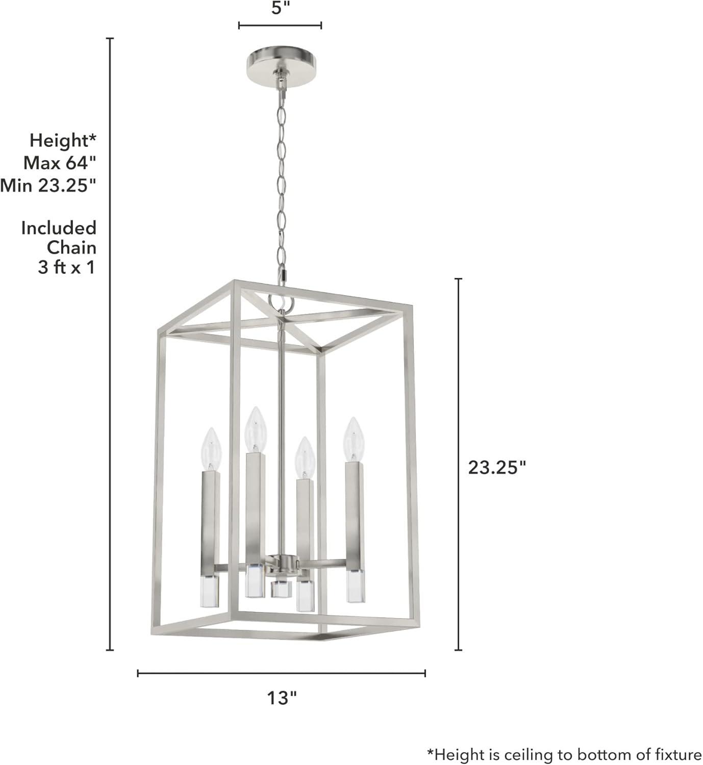 Hunter Sunjai 4 Light Pendant 13 Inch Ceiling Light Fixture