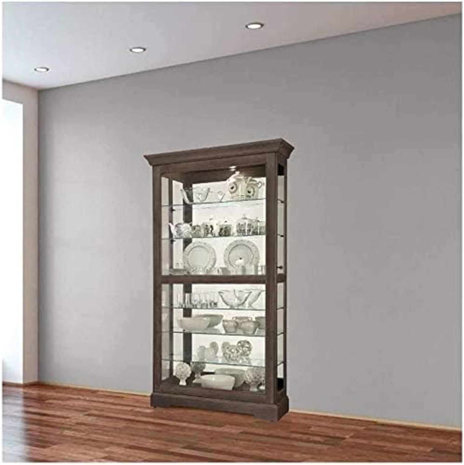 Howard Miller Tyler Ii Curio Cabinet 680538 Black Satin