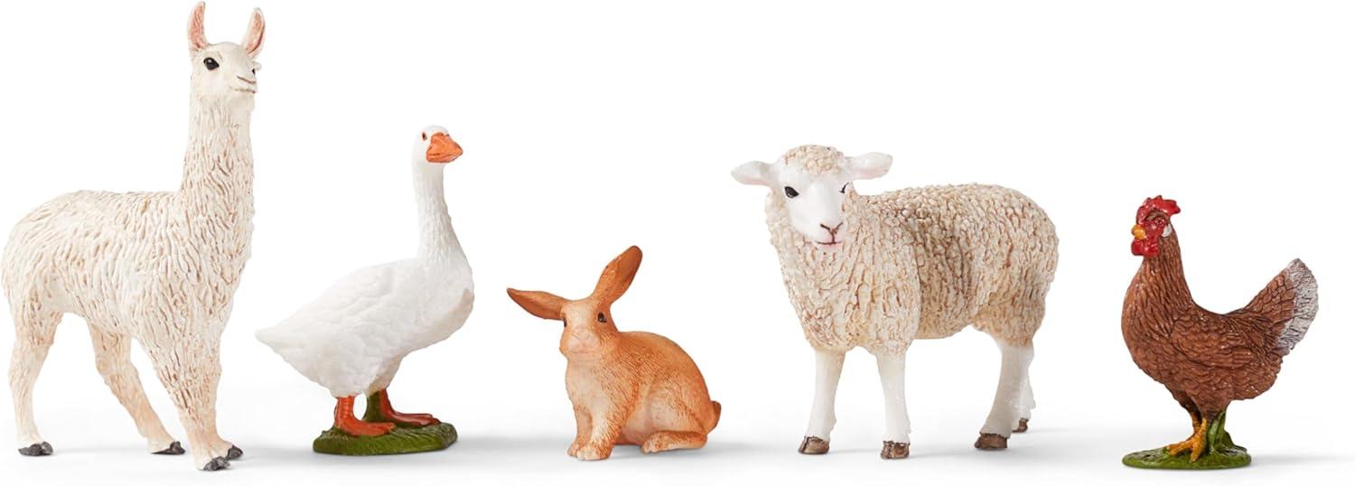 Schleich Farm World 5-Piece Realistic Farm Animal Toy Set