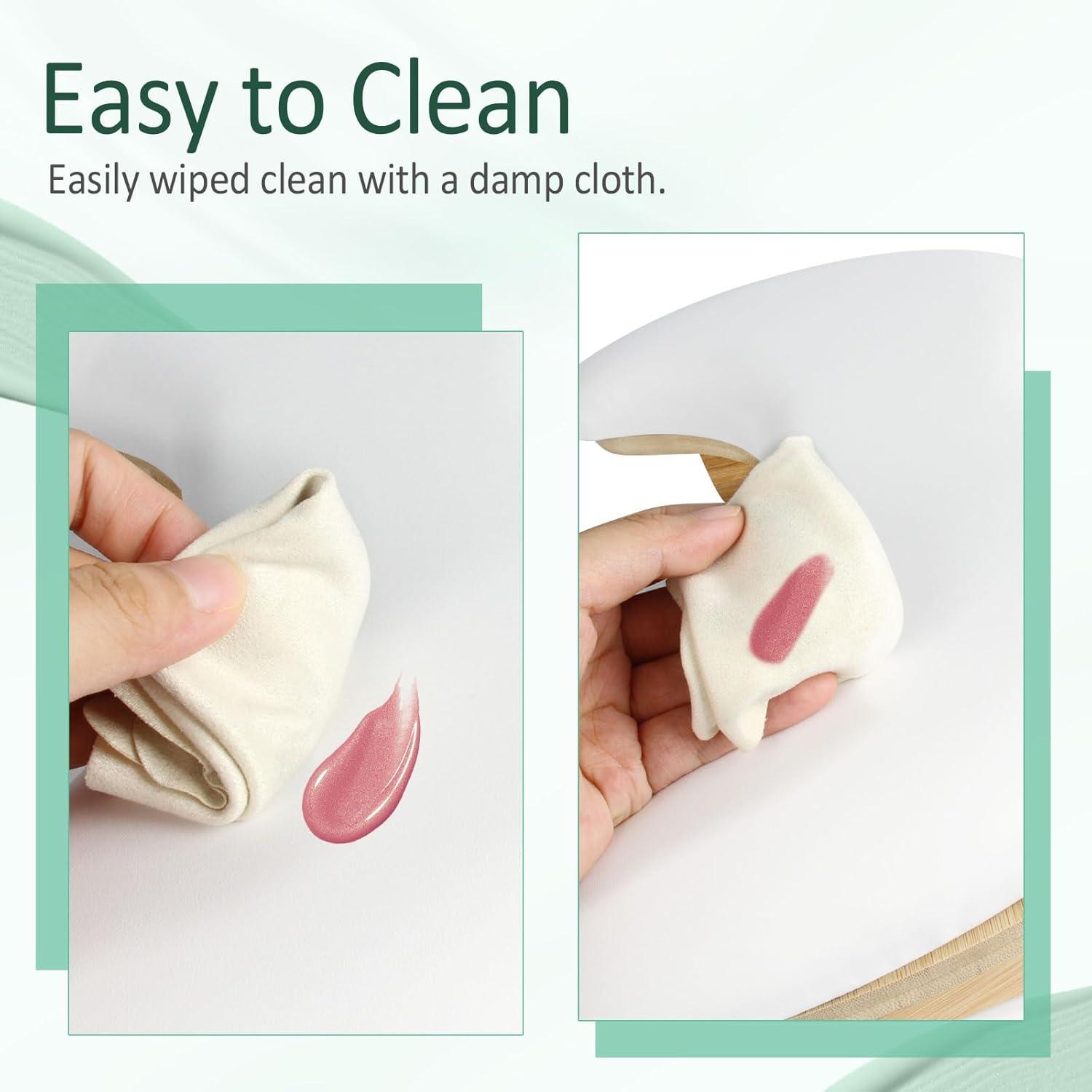 Arm Rest for Nails Tech, Nail Arm Rest Cushion with Nail Table Mat, U Shaped Nail Rest, Hand Rest for Nails Tech, Nail Rest Stand, Manicure Hand Rest with Detachable Brackets, Nail Hand Rest, White