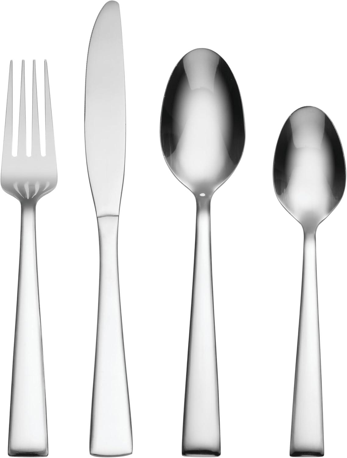 Catalina Polished Stainless Steel 16-Piece Flatware Set