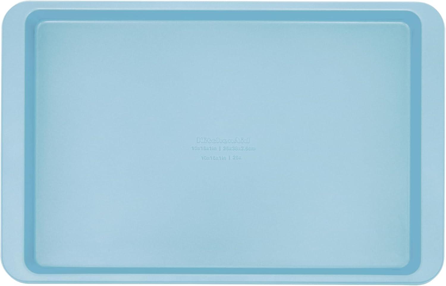 KitchenAid Nonstick Aluminized Steel 10 x 15-inch Baking Sheet, Mineral Water Blue