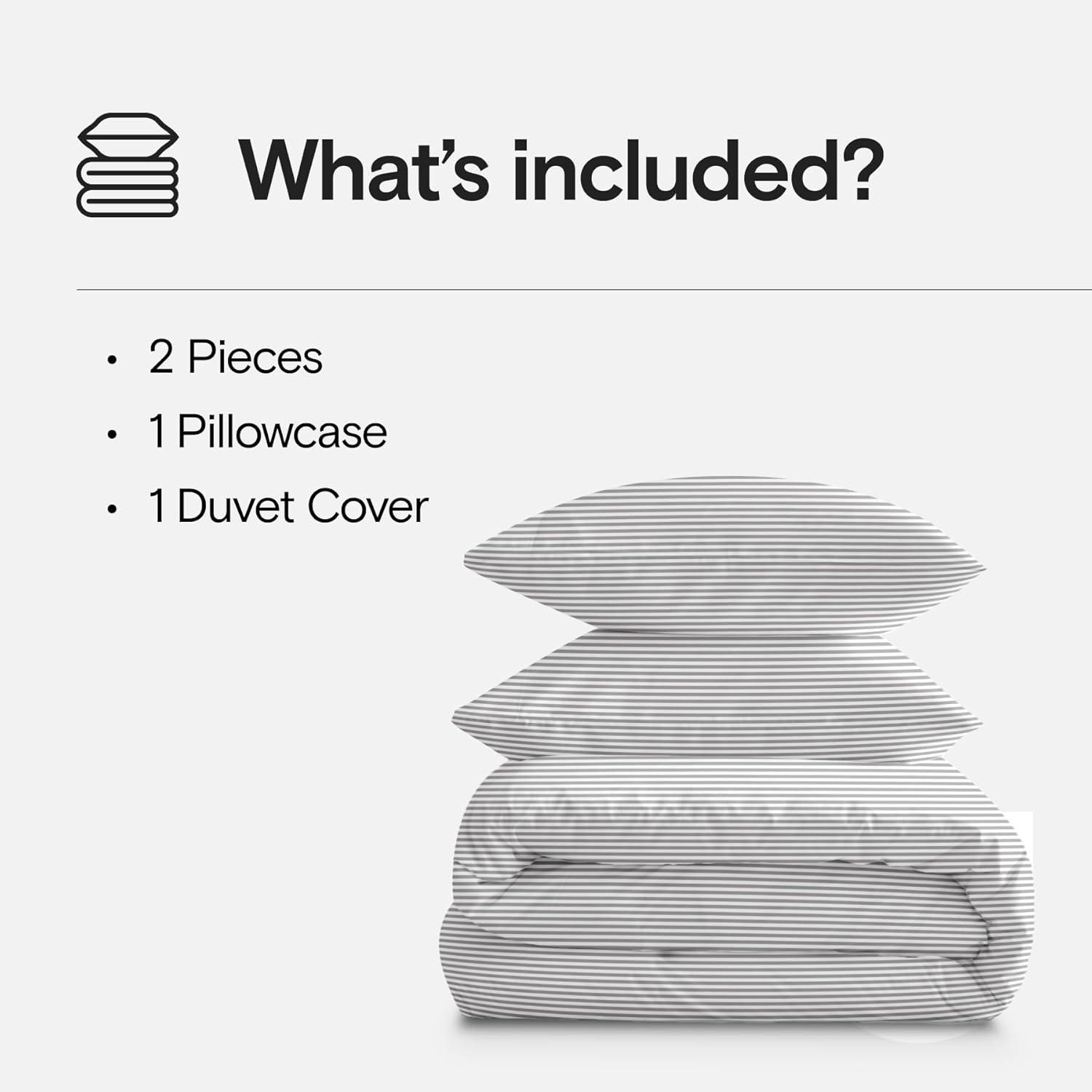 DOZ Bamboo Viscose Duvet Cover Set, Organically Grown Bamboo, Buttery Soft, Cooling, High GSM