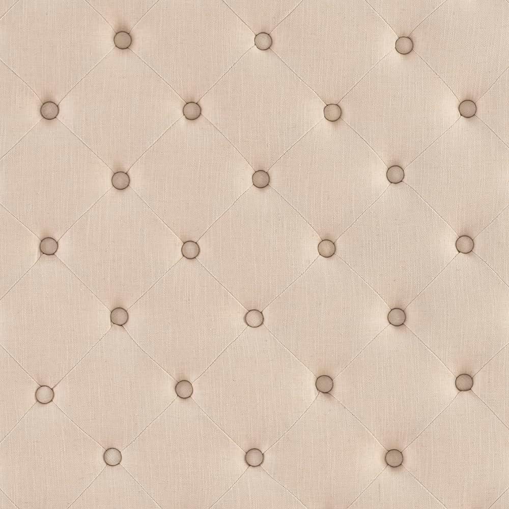 Kelly Clarkson Home Landis 35" Nailhead Trim Tufted Upholstered Ottoman