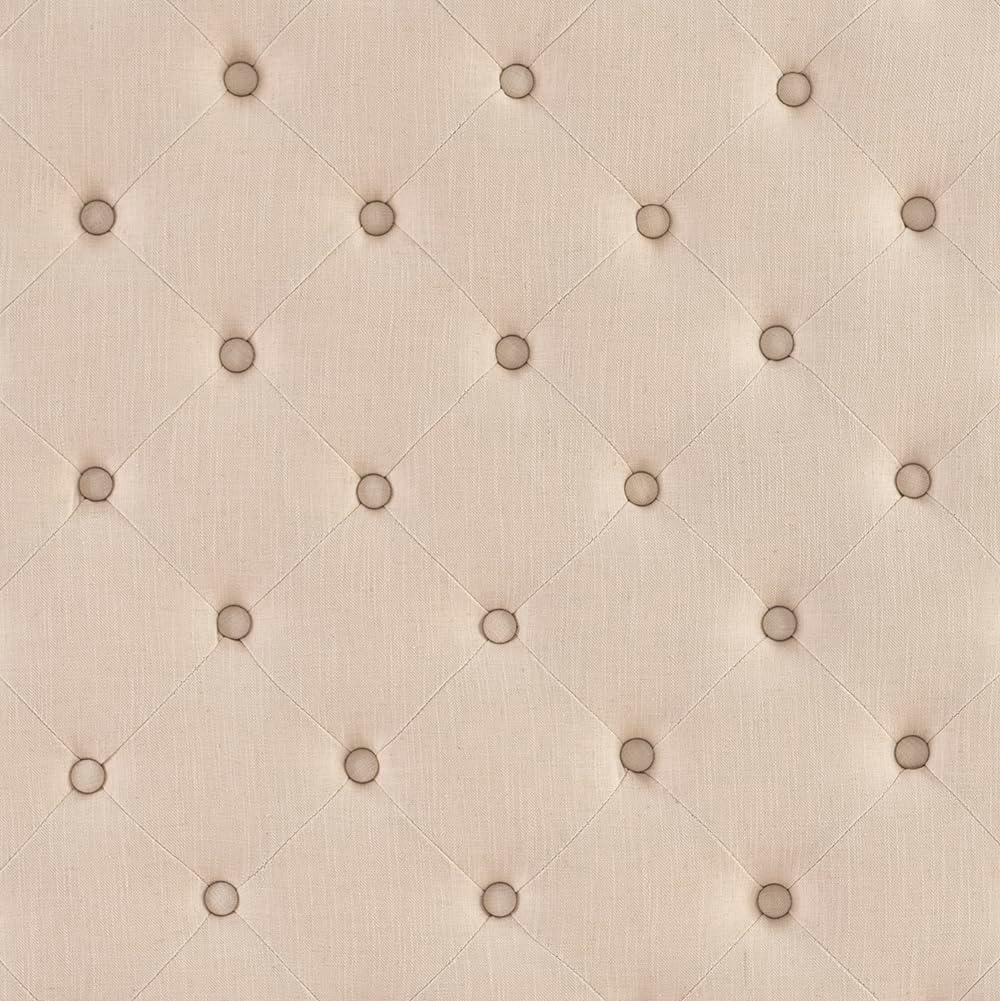 Kelly Clarkson Home Landis 35" Nailhead Trim Tufted Upholstered Ottoman