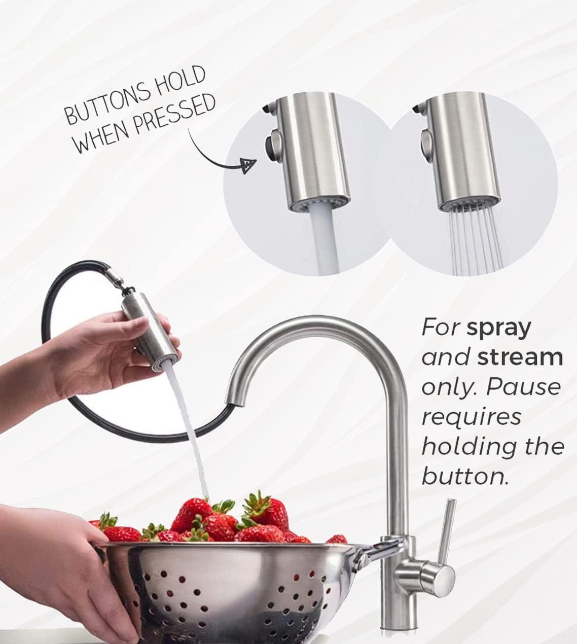 Pfister LG529SABG Stellen Pull Down Single Handle Kitchen Faucet